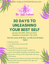 Load image into Gallery viewer, 30 Days to Unleashing Your Best Self December 2022