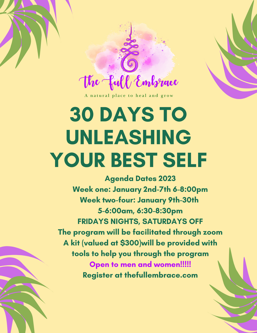 30 Days to Unleashing Your Best Self December 2022